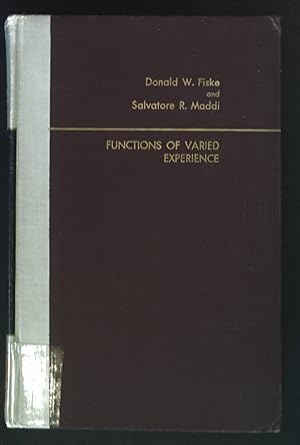 Seller image for Functions of Varied Experience. The Dorsey Series in Psychology. for sale by books4less (Versandantiquariat Petra Gros GmbH & Co. KG)