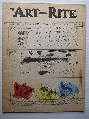 Image du vendeur pour Art-Rite Number 8 Friendlyism and Sour Ball Issue (hand colored cover by Pat Steir) mis en vente par ANARTIST