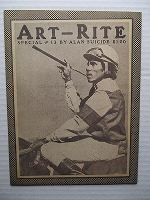 Image du vendeur pour Art-Rite Number 13 (Alan Suicide issue black cover only) mis en vente par ANARTIST