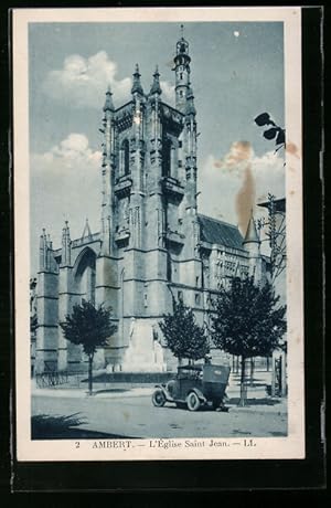 Bild des Verkufers fr Carte postale Ambert, L'Eglise Saint Jean zum Verkauf von Bartko-Reher