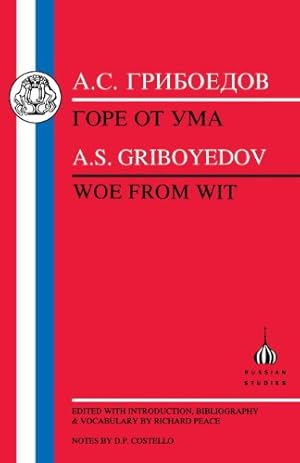 Seller image for Griboyedov: Woe from Wit (Russian Texts) [Soft Cover ] for sale by booksXpress