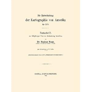 Bild des Verkufers fr Die Entwicklung der Karthographie von Amerika bis 1570 zum Verkauf von Versandantiquariat Nussbaum