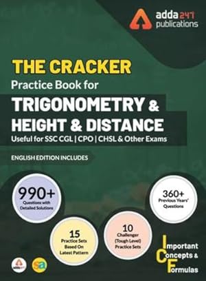 Image du vendeur pour The Cracker Practice Book for Trigonometry and Height & Distance (In English Printed Edition) [Soft Cover ] mis en vente par booksXpress