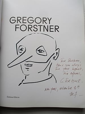 Gregory Forstner (signed by artist with drawing)