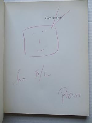 Imagen del vendedor de Nam June Paik (signed by artist with drawing) a la venta por ANARTIST