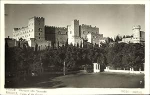 Bild des Verkufers fr Ansichtskarte / Postkarte Insel Rhodos Griechenland, Palace zum Verkauf von akpool GmbH