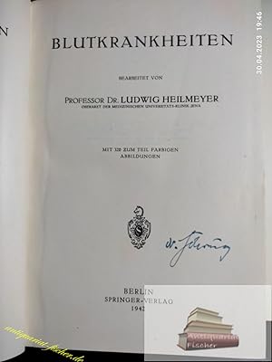 Bild des Verkufers fr Blutkrankheiten. Handbuch der inneren Medizin ; Bd. 2 zum Verkauf von Antiquariat-Fischer - Preise inkl. MWST