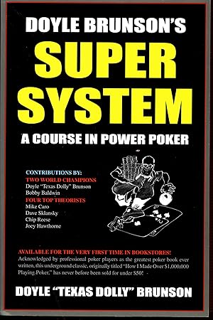 Super System : A course in power poker