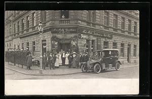 Foto-Ansichtskarte Wien, Alois Atzlers Gasthaus zur Stadt Wien, Rembrandtstrasse 36