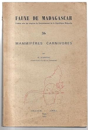 Image du vendeur pour Faune De Madagascar 36. Mammifres Carnivores mis en vente par City Basement Books
