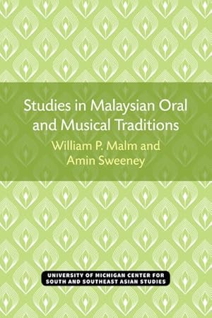 Bild des Verkufers fr Studies in Malaysian Oral and Musical Traditions zum Verkauf von GreatBookPricesUK