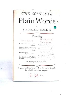 Seller image for The Complete Plain Words for sale by World of Rare Books