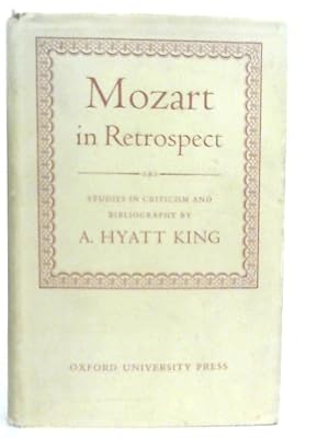 Imagen del vendedor de Mozart in Retrospect a la venta por World of Rare Books