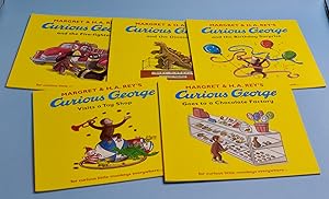 Five Brand New Individual Softback 'Curious George' Titles