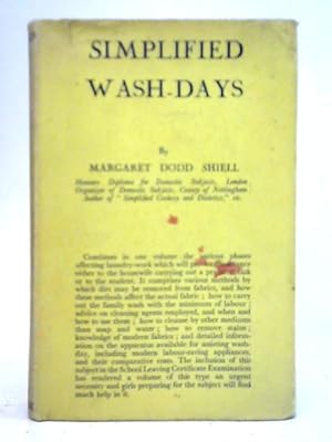 Seller image for Simplified Wash-days for sale by World of Rare Books