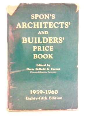 Seller image for Spon's Architects and Builders Price Book for sale by World of Rare Books