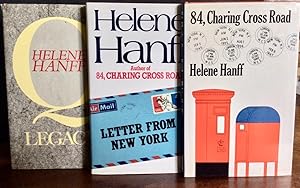 Imagen del vendedor de COLLECTION OF NOVELS : 84, CHARING CROSS ROAD, LETTER FROM NEW YORK & Q,s LEGACY. a la venta por Elder Books