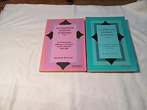 Image du vendeur pour Les communauts religieuses de Montral. Tome I. Les communauts religieuses et l assistance sociale  Montral 1659-1900. Tome II. Les communauts religieuses et l ducation  Montral 1657-1900. mis en vente par Doucet, Libraire/Bookseller