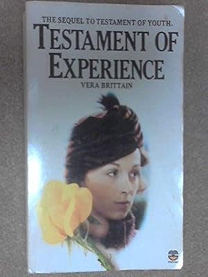 Imagen del vendedor de Testament of Experience: An Autobiographical Study of the Years 1925-50 a la venta por WeBuyBooks