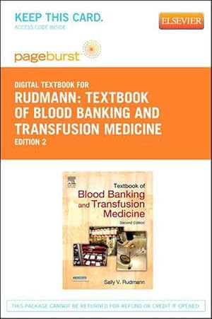 Seller image for Textbook of Blood Banking and Transfusion Medicine - Elsevier eBook on Vitalsource (Retail Access Card) (Hardcover) for sale by CitiRetail