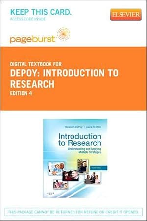 Image du vendeur pour Introduction to Research - Elsevier eBook on Vitalsource (Retail Access Card) (Hardcover) mis en vente par CitiRetail