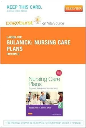Image du vendeur pour Nursing Care Plans - Pageburst E-Book on Vitalsource (Retail Access Card): Diagnoses, Interventions, and Outcomes (Hardcover) mis en vente par CitiRetail