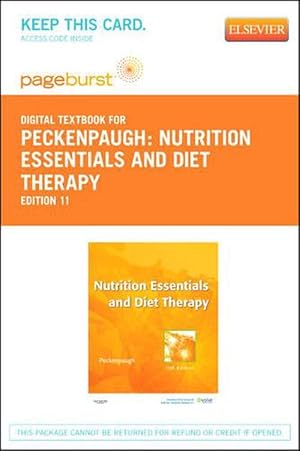 Immagine del venditore per Nutrition Essentials and Diet Therapy - Elsevier eBook on Vitalsource (Retail Access Card) (Hardcover) venduto da CitiRetail