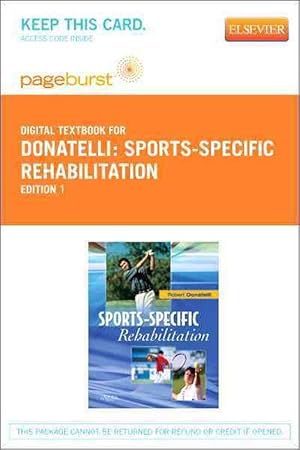 Bild des Verkufers fr Sports-Specific Rehabilitation - Elsevier eBook on Vitalsource (Retail Access Card) (Hardcover) zum Verkauf von CitiRetail