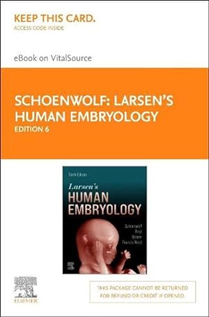 Image du vendeur pour Larsen's Human Embryology Elsevier E-Book on Vitalsource (Retail Access Card) mis en vente par CitiRetail