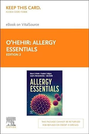 Image du vendeur pour Allergy Essentials - Elsevier E-Book on Vitalsource (Retail Access Card) mis en vente par CitiRetail