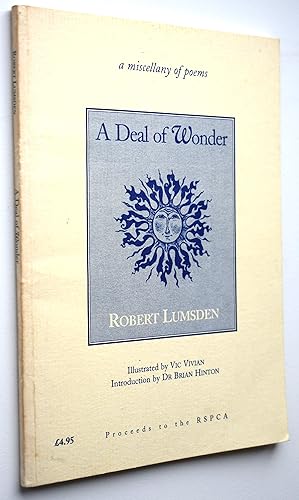 Seller image for A DEAL OF WONDER A Miscellany Of Poetry for sale by Dodman Books