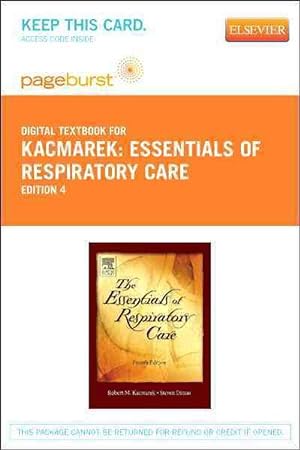 Seller image for Essentials of Respiratory Care - Elsevier eBook on Vitalsource (Retail Access Card) (Hardcover) for sale by CitiRetail