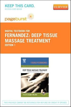 Imagen del vendedor de Deep Tissue Massage Treatment - Elsevier Digital Book (Retail Access Card) (Hardcover) a la venta por CitiRetail