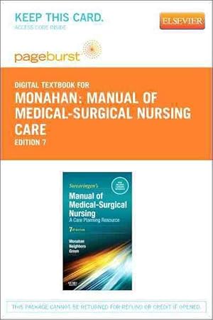 Immagine del venditore per Manual of Medical-Surgical Nursing Care - Elsevier eBook on Vitalsource (Retail Access Card) (Hardcover) venduto da CitiRetail