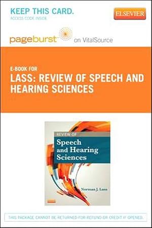 Bild des Verkufers fr Review of Speech and Hearing Sciences - Pageburst E-Book on Vitalsource (Retail Access Card) (Hardcover) zum Verkauf von CitiRetail