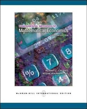 Seller image for Fundamental Methods of Mathematical Economics for sale by WeBuyBooks