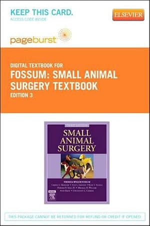 Immagine del venditore per Small Animal Surgery Textbook - Elsevier eBook on Vitalsource (Retail Access Card) (Hardcover) venduto da CitiRetail