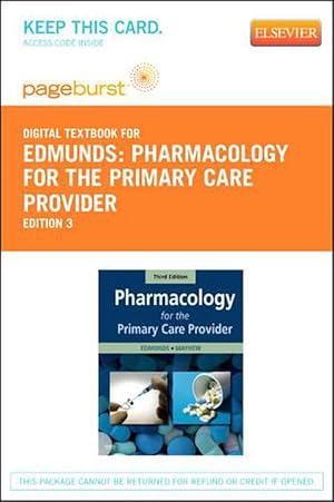 Bild des Verkufers fr Pharmacology for the Primary Care Provider - Elsevier eBook on Vitalsource (Retail Access Card) (Hardcover) zum Verkauf von CitiRetail