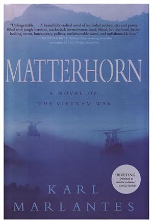 Image du vendeur pour Matterhorn: A Novel of the Vietnam War mis en vente par Grayshelf Books, ABAA, IOBA