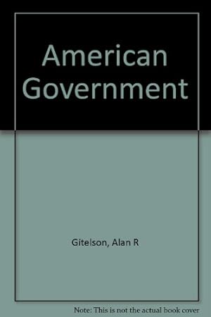 Imagen del vendedor de American Government a la venta por WeBuyBooks