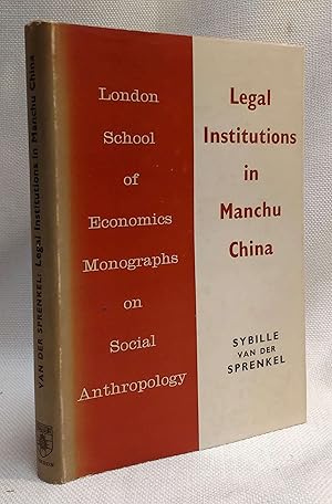 Bild des Verkufers fr Legal Institutions in Manchu China: A Sociological Analysis zum Verkauf von Book House in Dinkytown, IOBA