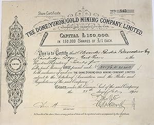 The Dome (Yukon) Gold Mining Company Limited