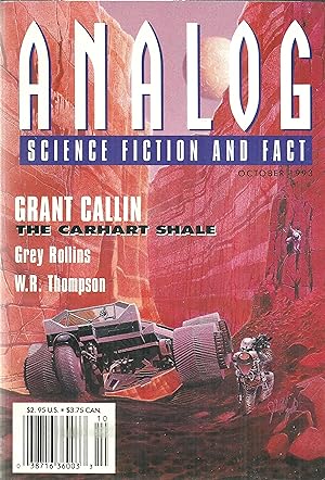 Imagen del vendedor de Analog Science Fiction & Fact: October, 1993 a la venta por Sierra Sales