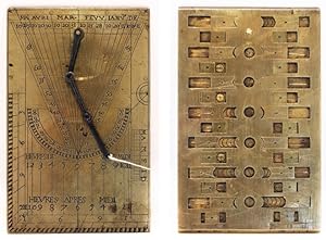 Rare Regiomontanus dial, brass, France, second half of the 17th century, with an exceptional and ...