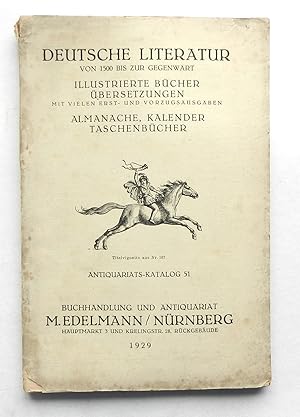 Deutsche Literatur von 1500 bis zur Gegenwart. Illustrierte Bücher, Übersetzungen mit vielen Erst...