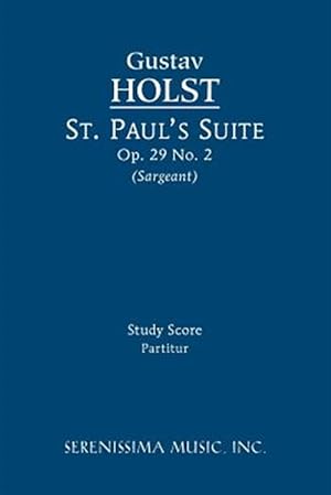 Immagine del venditore per St. Paul's Suite - Study Score venduto da GreatBookPrices