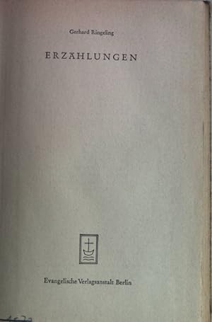 Image du vendeur pour Erzhlungen. mis en vente par books4less (Versandantiquariat Petra Gros GmbH & Co. KG)