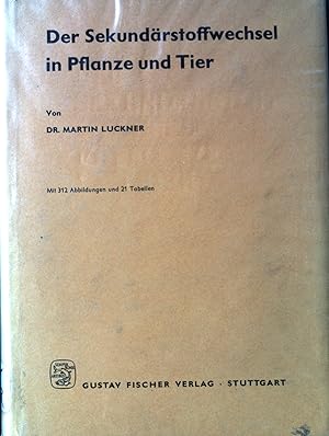 Imagen del vendedor de Der Sekundrstoffwechsel in Pflanze und Tier. a la venta por books4less (Versandantiquariat Petra Gros GmbH & Co. KG)