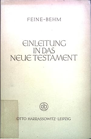 Seller image for Einleitung in das Neue Testament; for sale by books4less (Versandantiquariat Petra Gros GmbH & Co. KG)