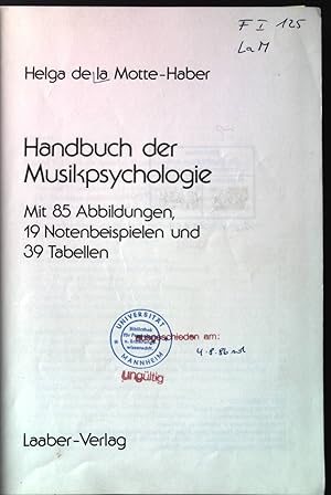 Handbuch der Musikpsychologie.